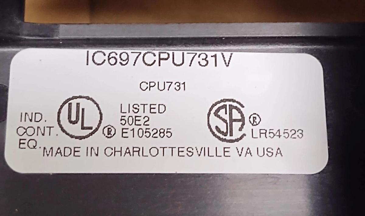 Used GE FANUC CENTRAL PROCESSOR IC697-CPU731V  IC697CPU731V