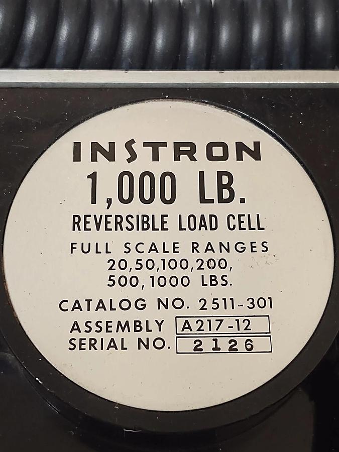 🔥Instron A217-12 1000lb Reversible Load Cell Model 2511-301 Tensile Testing NEW