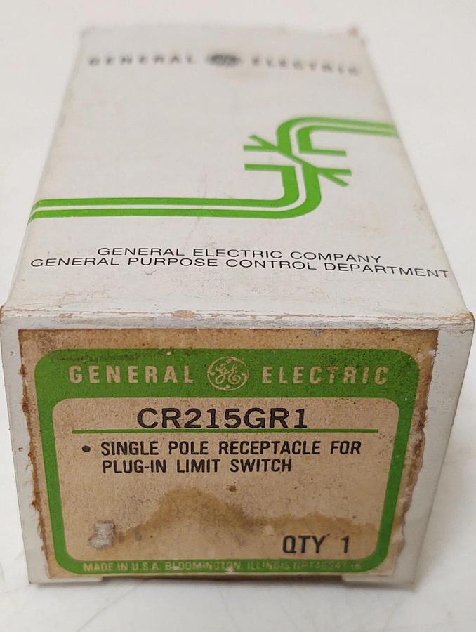 🔥 NEW (7 PCS) GE CR215GR1 Single Pole Receptacle Plug in Limit Switch Base