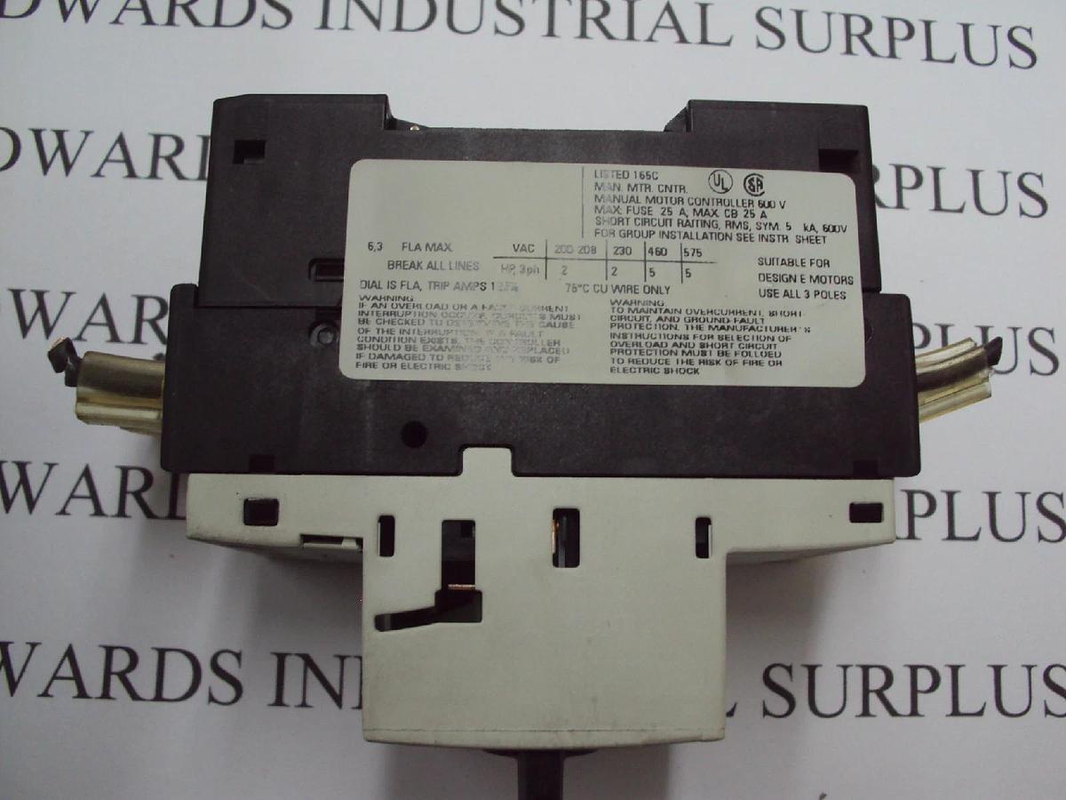 Used Siemens Contactor Overload Relay 3RV1421-1GA10 Controller 3ZX1012-0RV02-1AA1