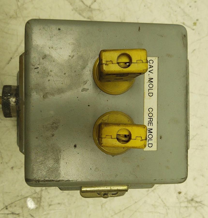 Used Mold Cavity Core Temperature Monitor Control Box With T/C Dummy Plugs Hoffman
