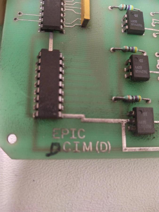 Used 🔥 EPIC DCIM 22890 , REV F , INPUT CIRCUIT BOARD 12-24 AC/DC