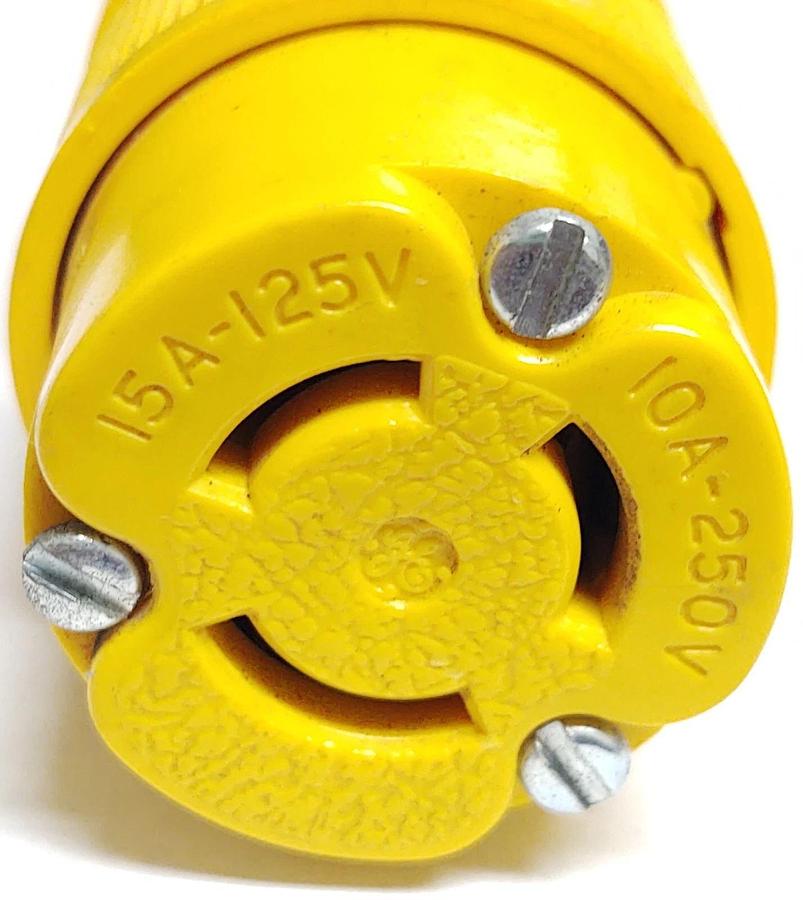🔥 (9 PCS ) GLD7555-G GE Dyna-Mate II Grounding Connector GE 15A-125V 10A-250V