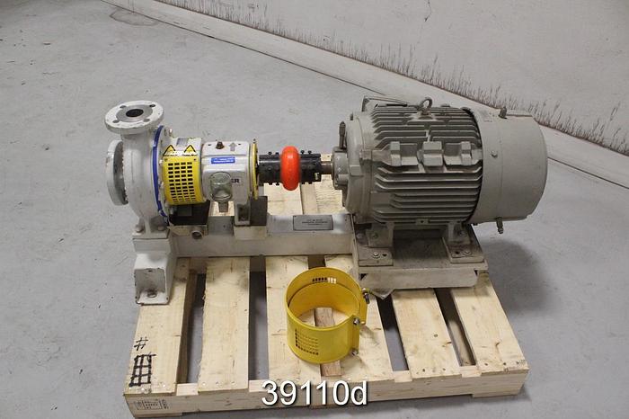 Unused Sulzer APT11-2 Pump ASTM A890 Stainless Steel, Unused, with Motor #39110