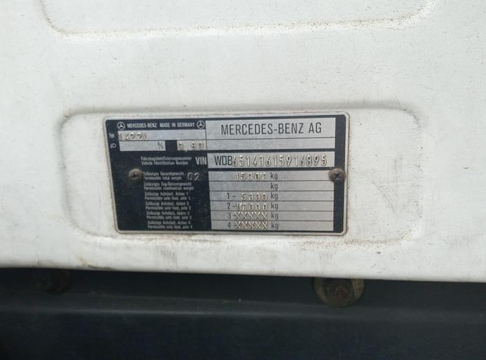 Usado 1992 MERCEDES-BENZ 1422 curtainsider
