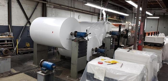 Used 55" SHM SHAFTED UNWIND STANDS TWO AVAILABLE