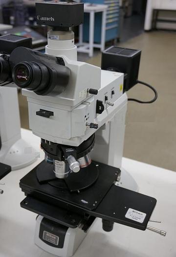 Used Nikon LV150 Microscope for 6 inch wafer inspection