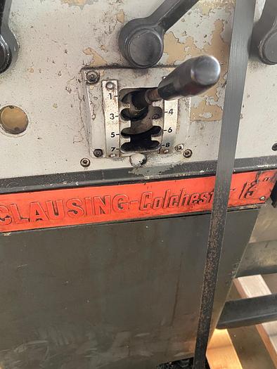 Used Clausing Colchester 13" x 40" Tool Room Lathe 1340