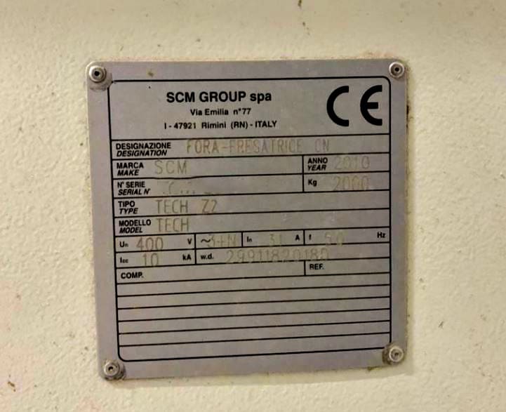 Used SCM tech z2 - CNC Machining center - 2010