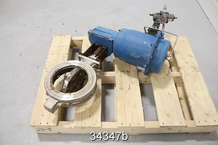 Used Neles Jamesbury 815W-11-3600-XZ 8" Butterfly Control Valve #34347