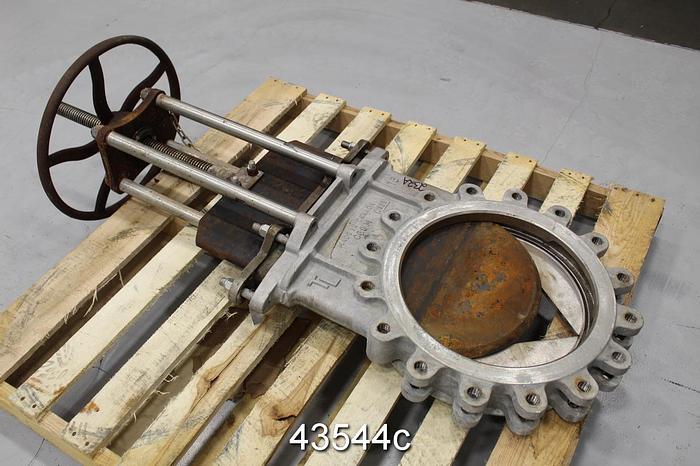 Used True Line 16" V-Port Hand Operated Knife Valve #43544