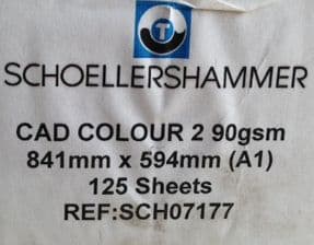 Schoellershammer CAD Colour 2 White 90gsm A1 Paper - SCH07177 (125 sheets)
