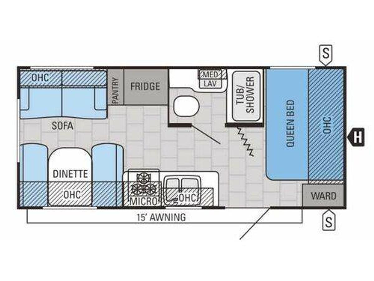 Used 2015 JAYCO JAY FLIGHT 19RD