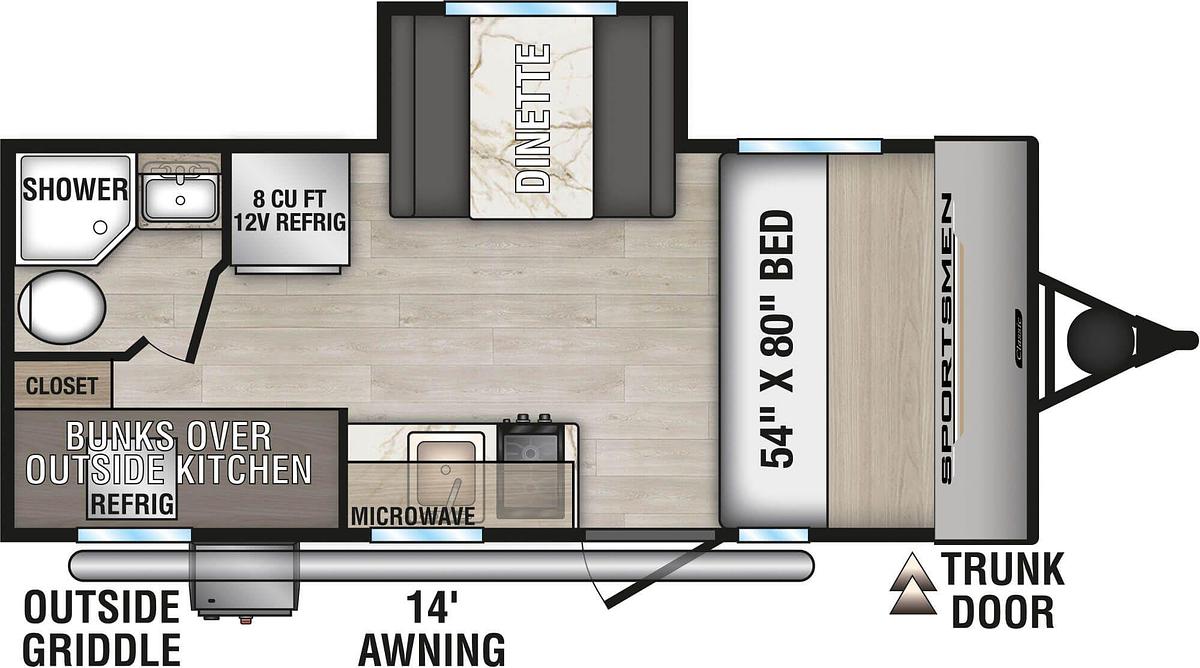 Used 2025 KZ RV SPORTSMEN CLASSIC 191BHK