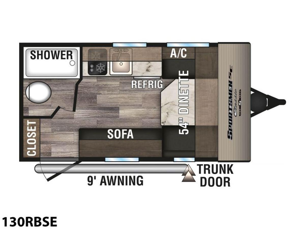 Used 2020 KZ RV Sportsmen Classic SE 130RBSE