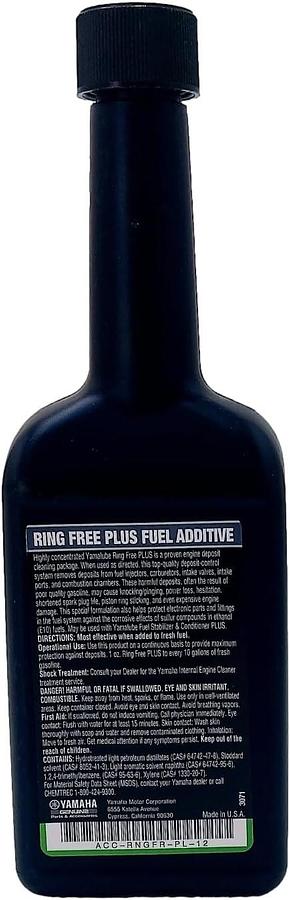 Yamaha New OEM Yamalube Outboard 12oz Ring Free Plus Fuel Additive, ACC-RNGFR-PL-12