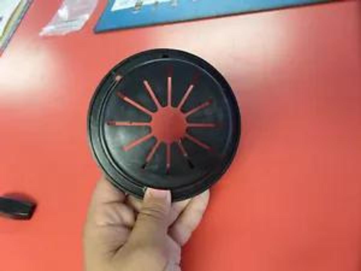 New RV Black Electric Power Cord Cable Hatch Round Door Camper Trailer