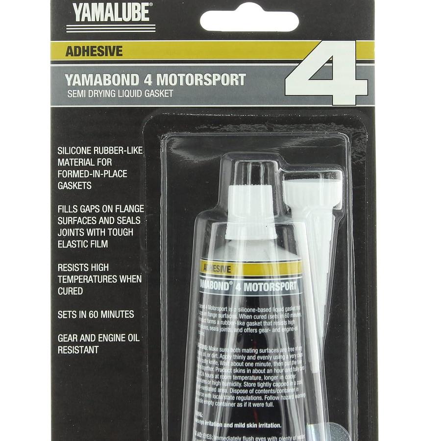 Yamaha Original OEM Yamalube Yamabond 4 Silicone Based Liquid Gasket Yamaha Part# Acc-YAMAB-ON-D4 - (1) 2.5 oz Tube