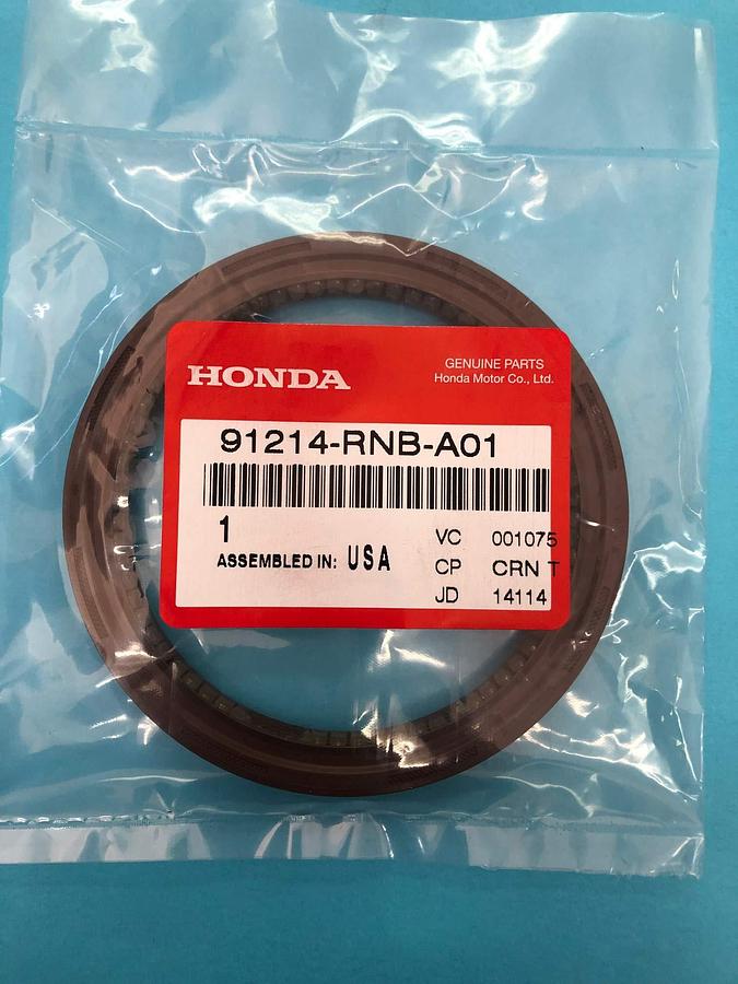 Acura 91214-RNB-A01, Engine Crankshaft Seal