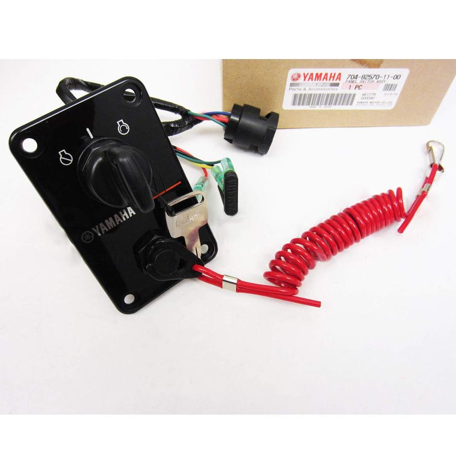 Yamaha New OEM Single Key Switch Panel 704-82570-13-00