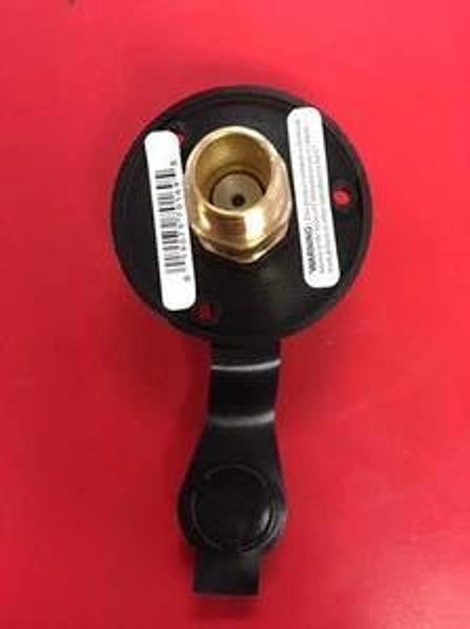 RV Black City Water Fill Inlet Flange Brass w/Check valve Trailer/Marine