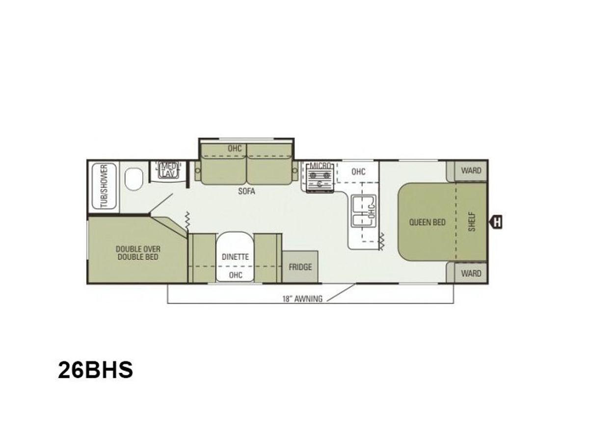 Used 2014 Starcraft Launch Ultra Lite 26BHS