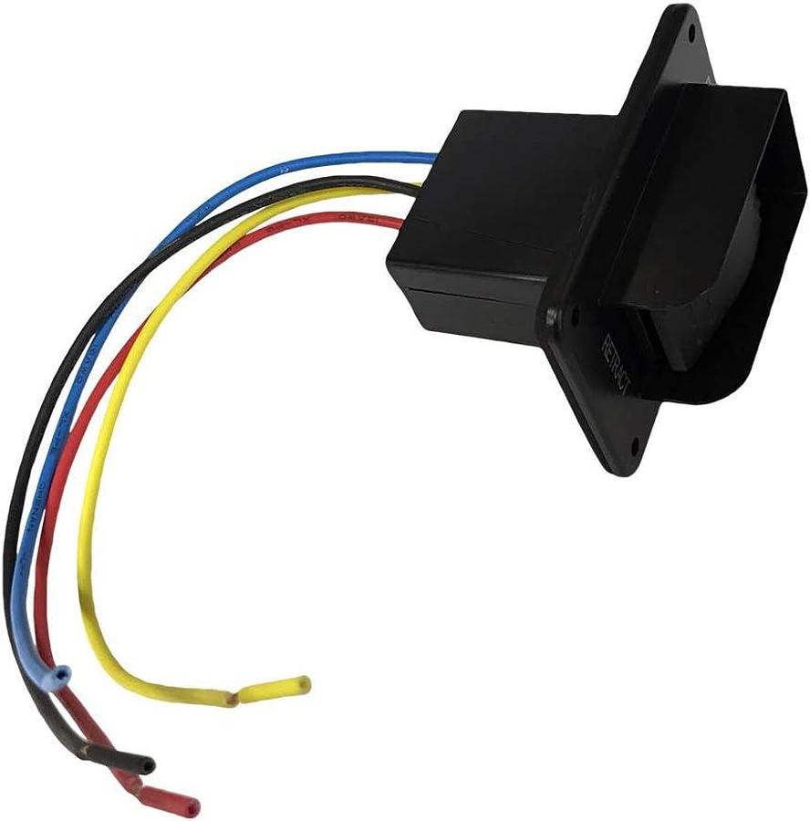 Lippert Replacement Power Stabilizer Extend/Retract Switch with Rocker Style Operation, IP66-Rated Waterproof Assembly (Installation Hardware Not Included) - 387874