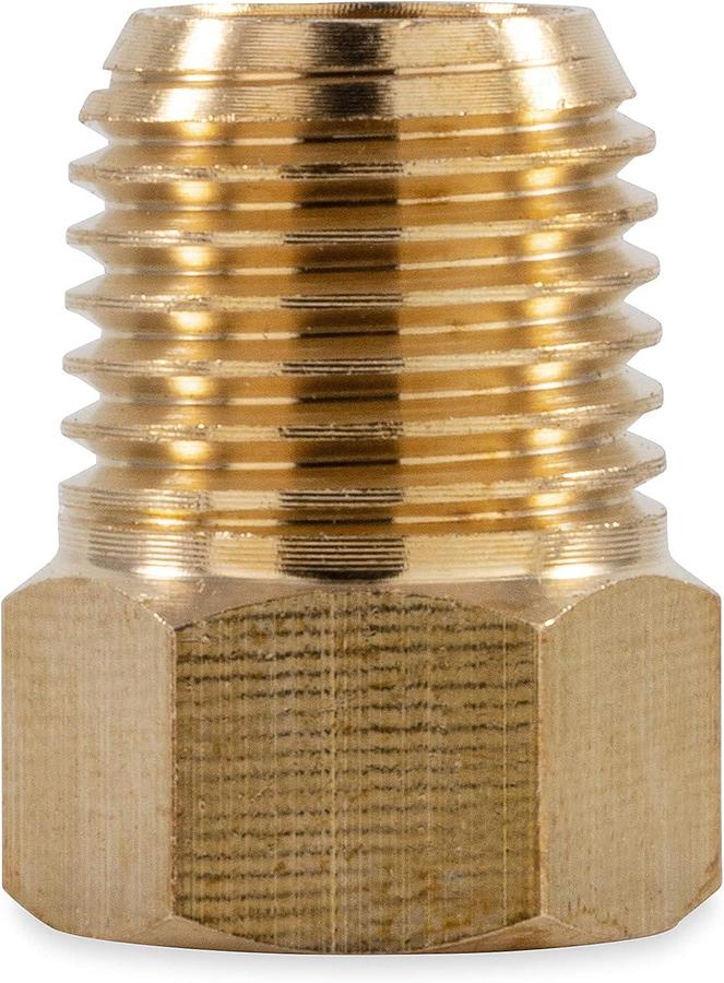 Camco 59953 Propane Fitting - 1/4" Male NPT x 1/4" Female Inverted Flare