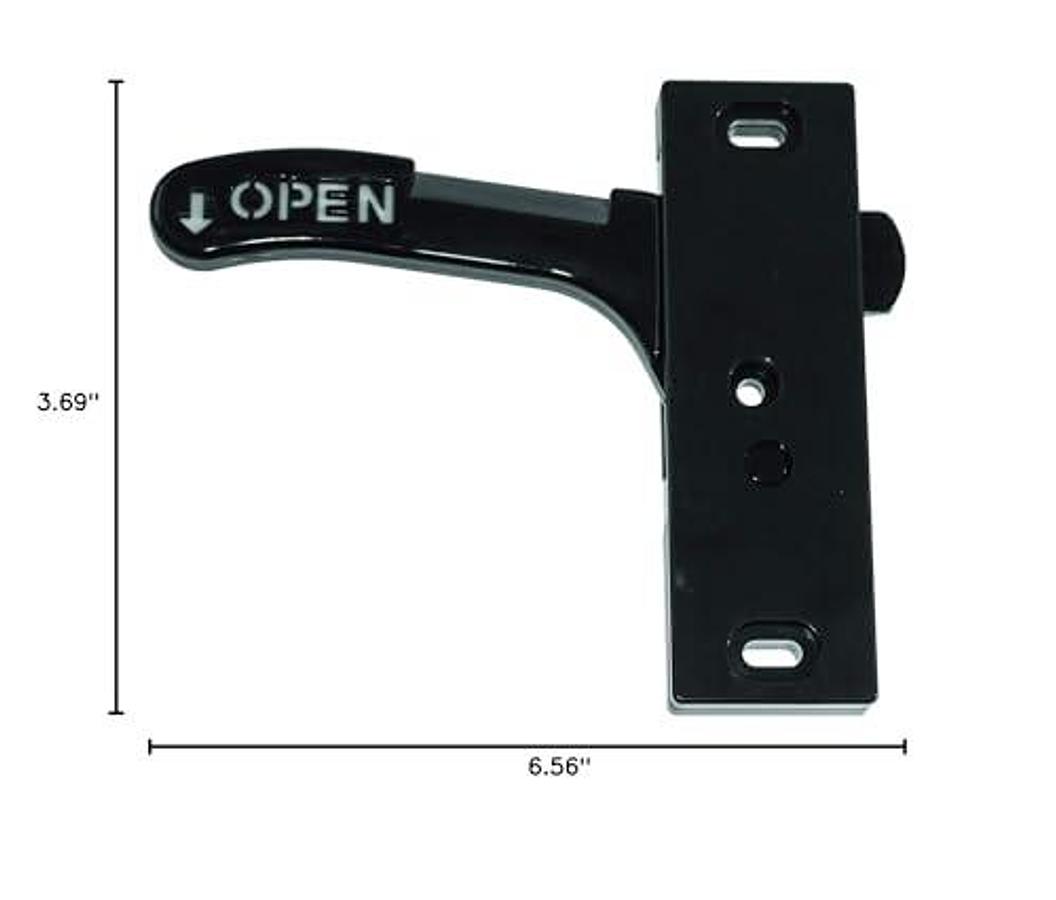 RV Designer E287, Amerimax Screen Door Latch, Left Hand, Entry Door Hardware