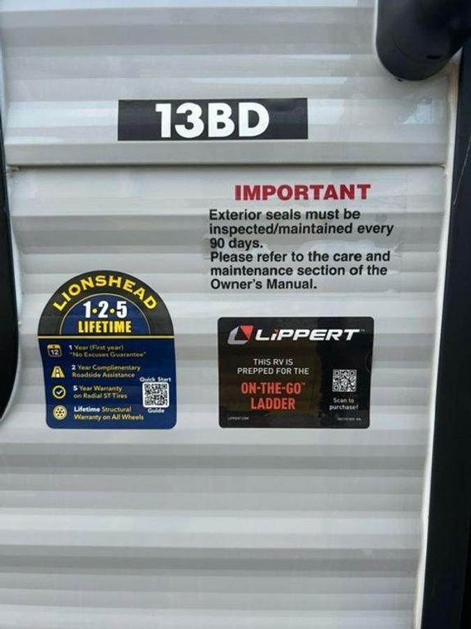 2025 Sunset Park RV Sun Lite LTD 13BD LTD