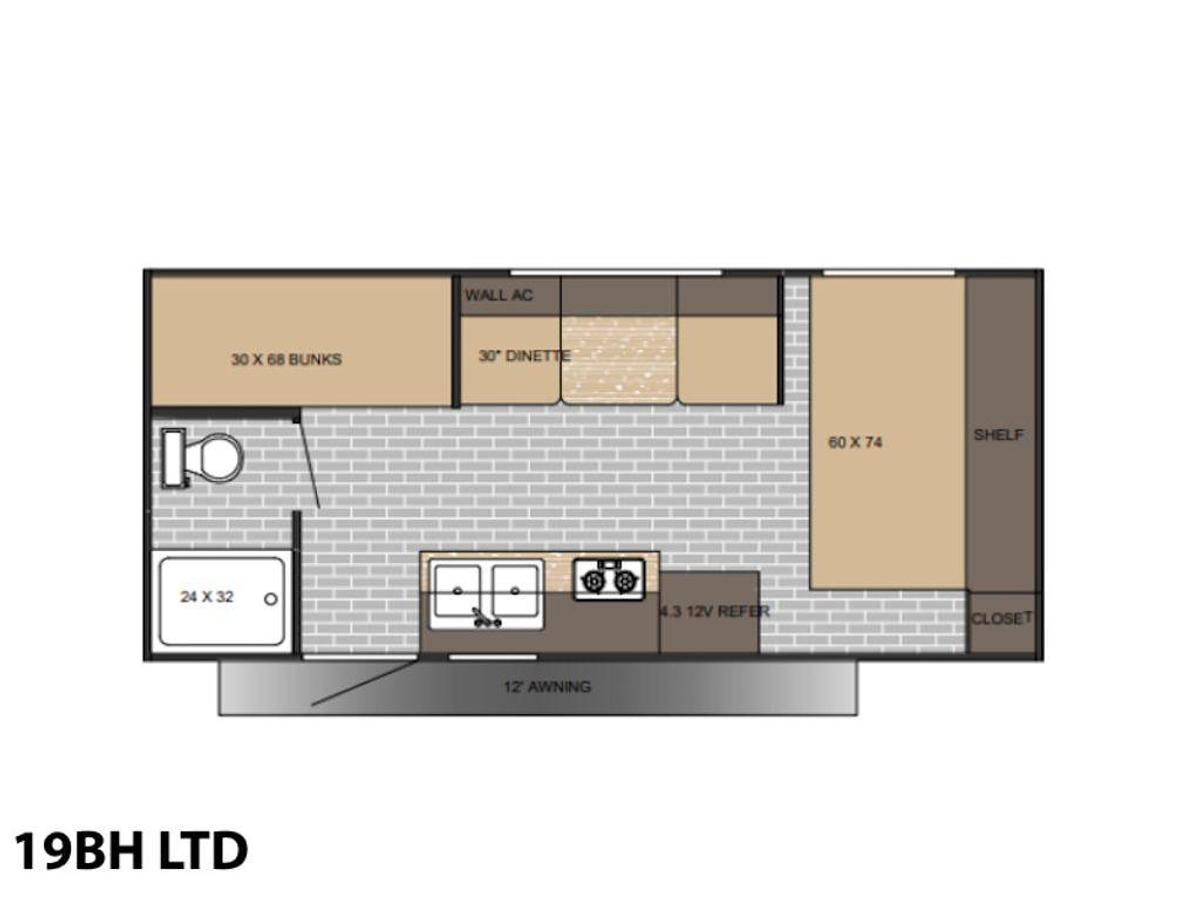 2025 Sunset Park RV Sun Lite LTD 19BH LTD