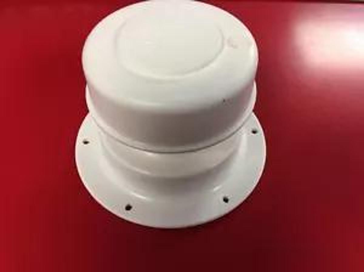 RV Camper Trailer Roof Vent cap, Plumbing Sewer w/Removable Top -White - New