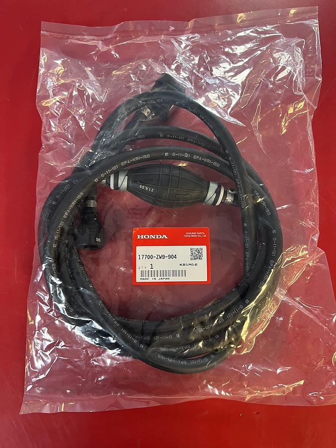 Honda 17700-ZW9-904 Tube, Fuel Tank; 17700ZW9904 Made by Honda