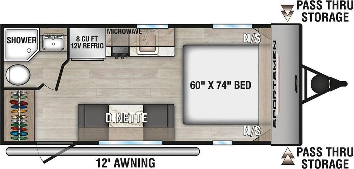 2025 KZ RV Sportsmen Classic 160QB