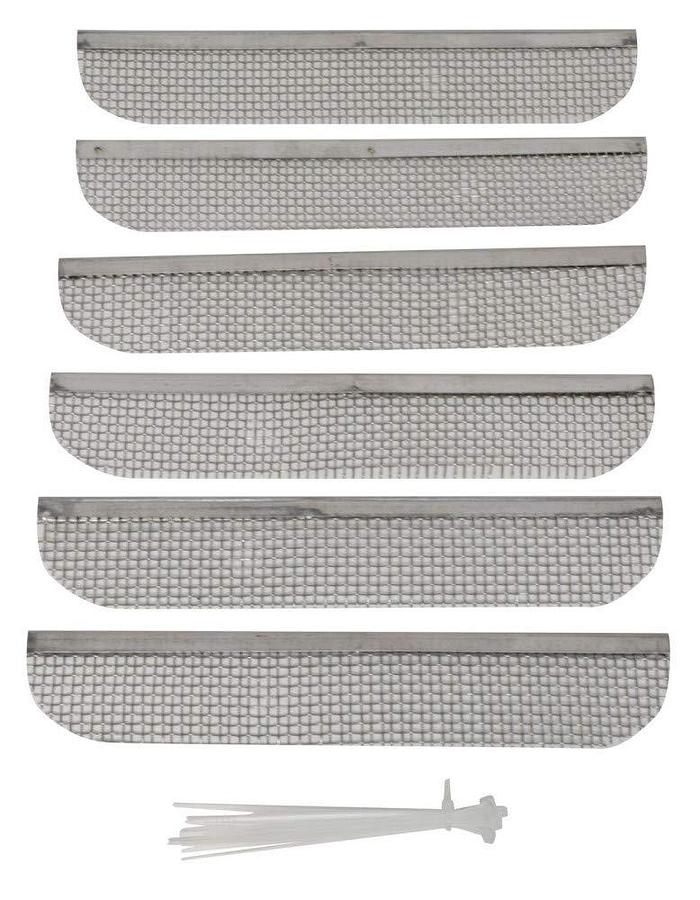 Valterra A10-1313VP Bug Screen (RV for RV Fridge Vents, 1.5" X 8.1", 6 Pack),1 Pack