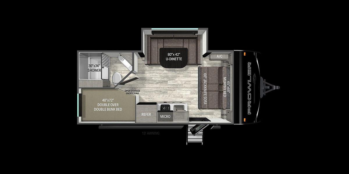 2027 HEARTLAND BY JAYCO PROWLER 1802MBS