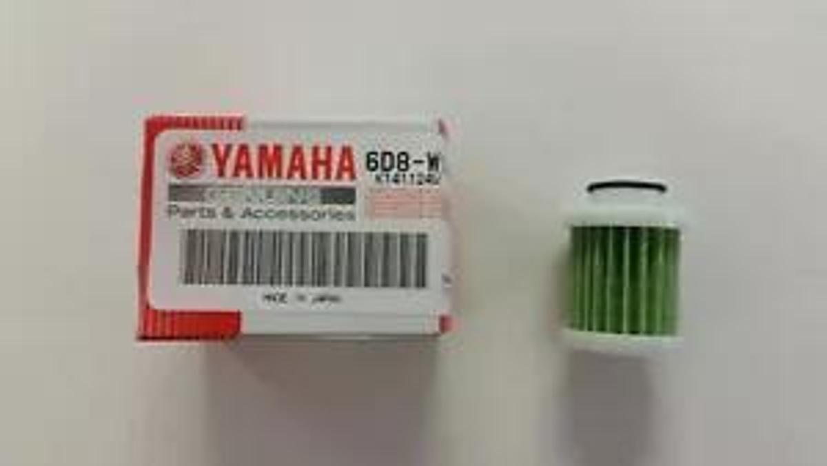Yamaha F70 F75 F90 T50 T60 Fuel Filter Element (2-Pack) 6D8-WS24A-00-00