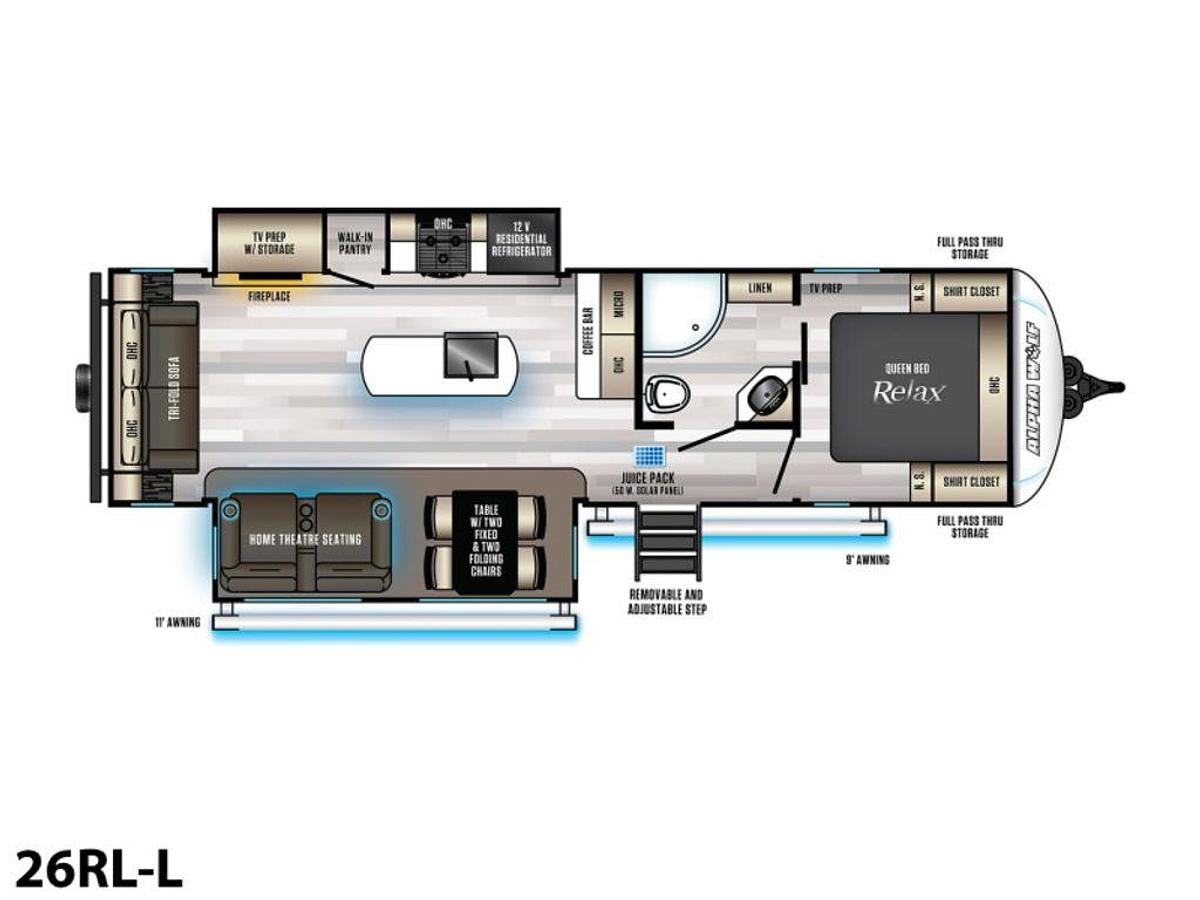 Used 2022 Forest River Alpha Wolf 26RL-L