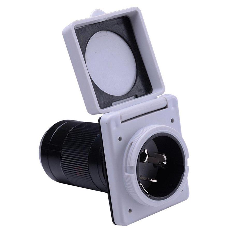 New RV Power Inlet 50 Amp 125/250V Marine Twist Lock White A10-50invp RV129R