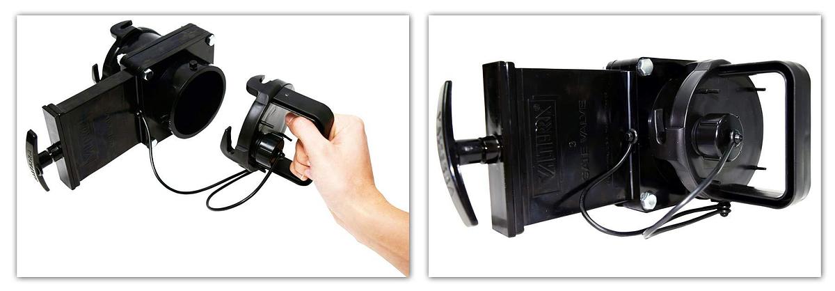 Valterra F02-3106BK Black Bulk EZ Coupler Valve Cap with Handle