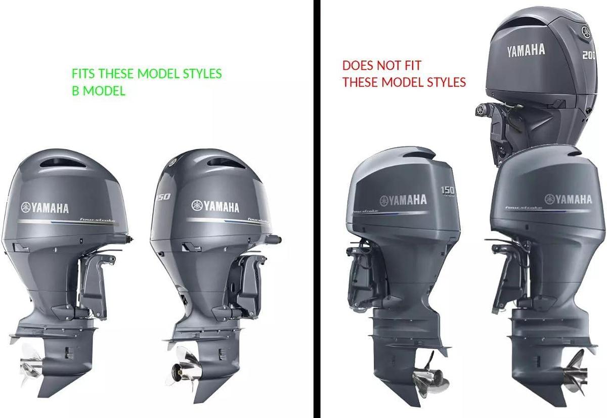 OEM Yamaha 2015-2022 F200 / F175 / F150 (B-Series) 2.8L 4-Cylinder Non-Vented Outboard Motor Cover - MAR-MTRCV-F2-01
