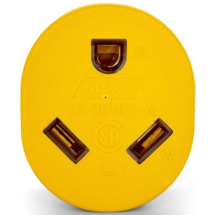 Camco 55223 15M/30F AMP PowerGrip Adapter Quantity 2