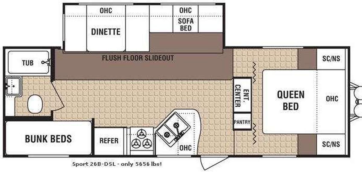 Used 2010 DUTCHMEN SPORT 26B-DSL