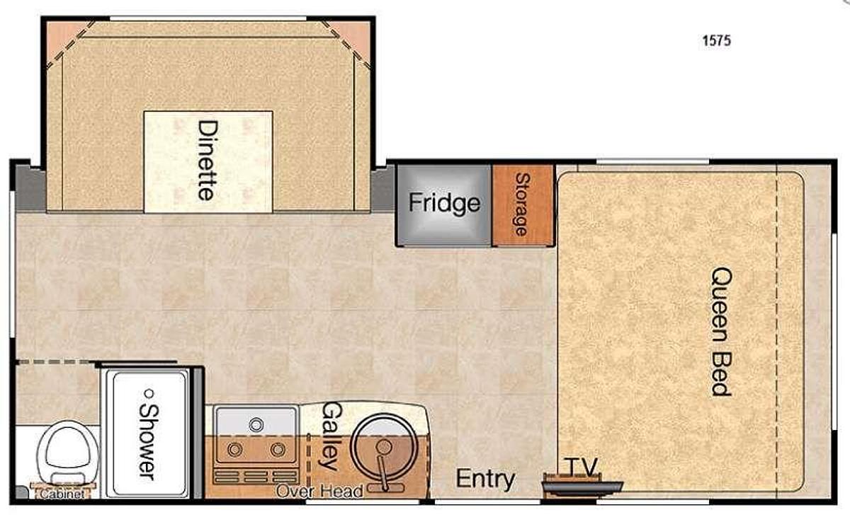 Used 2016 LANCE CAMPER LANCE TT 1575
