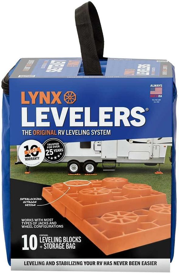 Tri-Lynx 00015 Lynx Levelers - 10 Pack , Orange