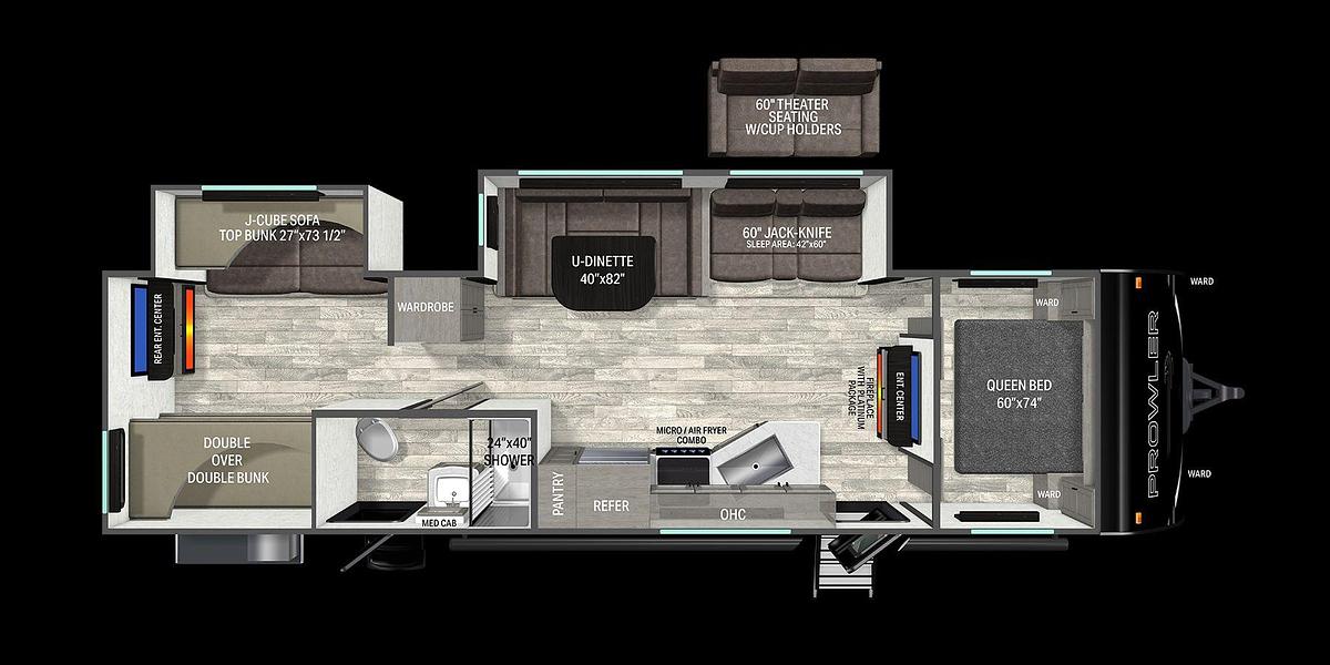 2027 HEARTLAND BY JAYCO PROWLER 3202DSB