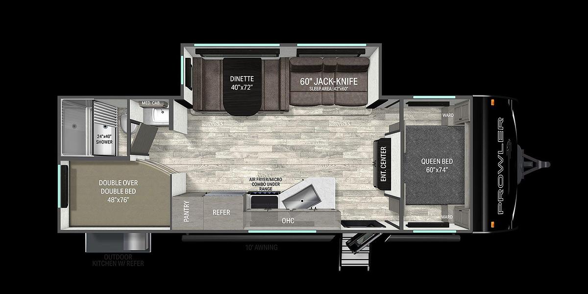 2027 HEARTLAND BY JAYCO PROWLER 2602BHS