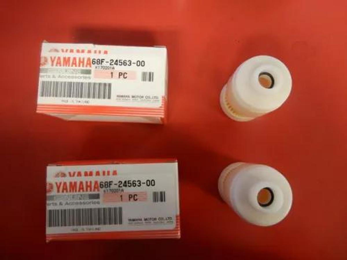 OEM Yamaha Outboard Fuel Filter Element Short 68F-24563-00-00 2x-Pack DEAL!