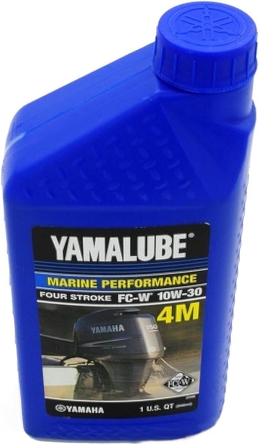 Yamaha New OEM FC-W 4-Stroke Engine Oil, 1qt/32oz 10W-30, LUB-10W30-FC-12