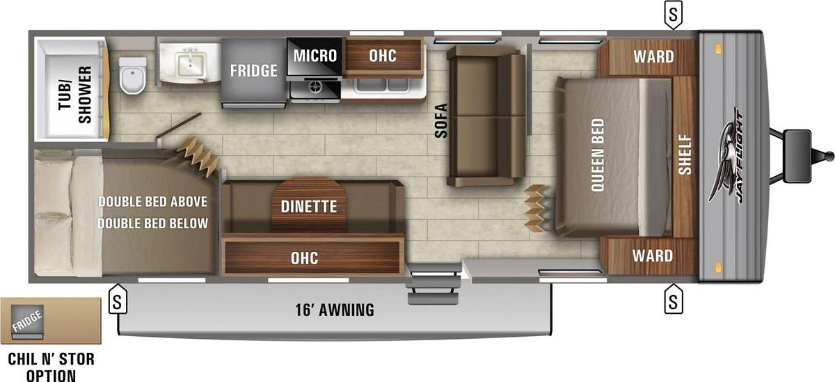 Used 2021 JAYCO JAY FLIGHT SLX 264BH